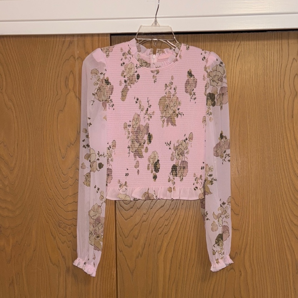 Floral Pink Women's Top